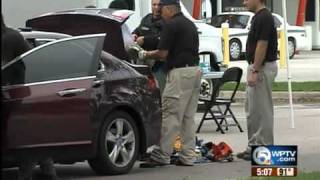 Multiple law agency raid Wednesday morning