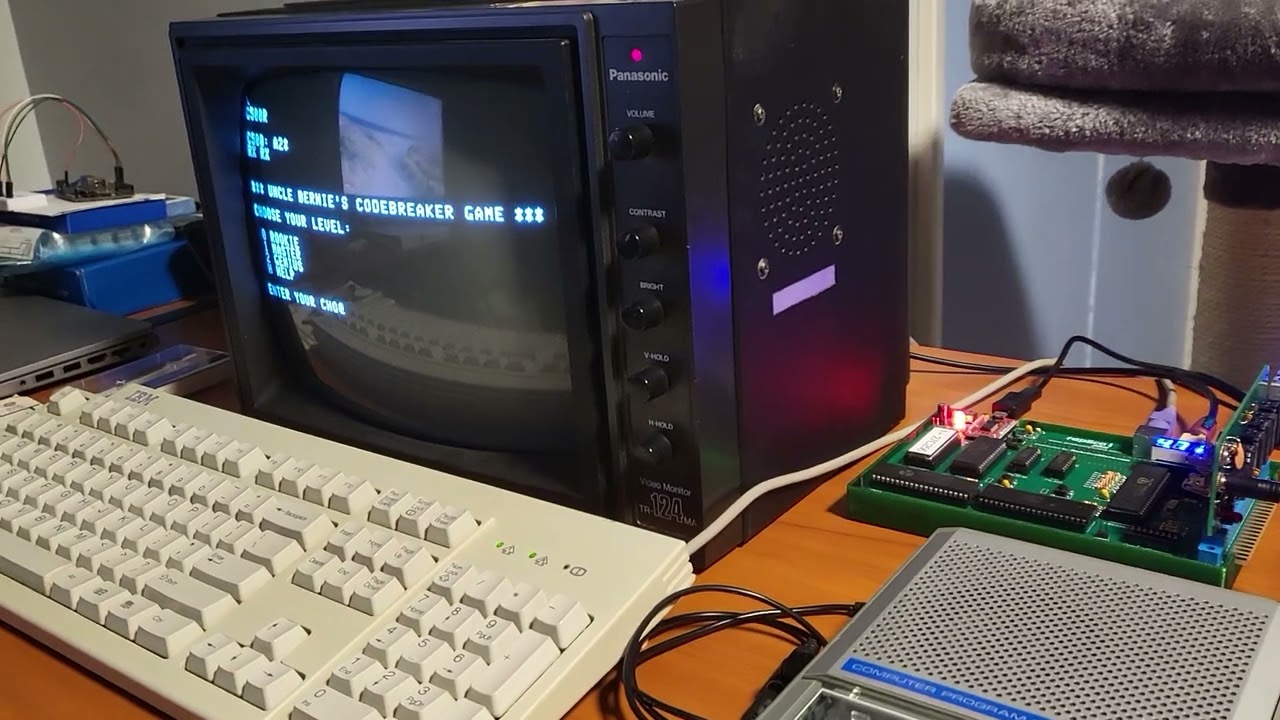 Replica 1 Plus (Apple 1 hardware clone) with Uncle Bernies Gen2 Improved Cassette Tape Interface ACI