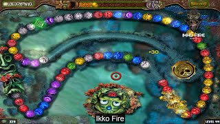 NOOB vs PRO vs HACKER vs God - Zuma's Revenge - Gameplay - (Part 13) puzzle games - Ikko Fire screenshot 4
