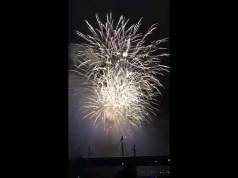 London fireworks 2012