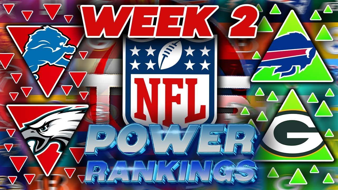 2025 NFL Power Rankings Week 2 Edition!