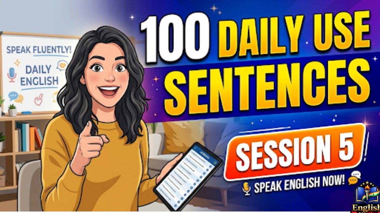 100 Daily Use English Sentences for Beginners | English Speaking ...