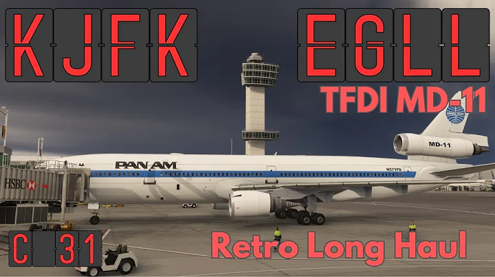 *NEW* TFDI MD-11 | New York ✈ London | VR | #MSFS2022 #md11 #panam #newyork #london