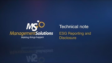 ESG Reporting and Disclosure