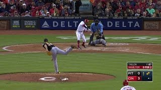 PIT@CIN: Hamilton's three-run shot doubles Reds' lead