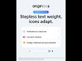 OriginOS 6! Slide to adjust text, and watch icons match the vibe instantly. Your phone, your rules.