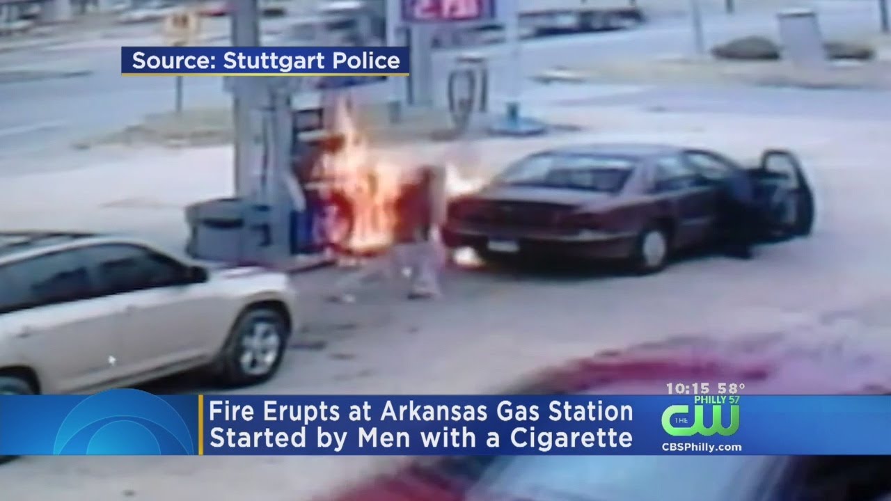 Fire Erupts At Arkansas Gas Station YouTube