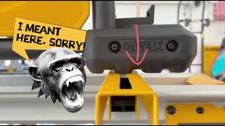 Attach DeWalt DWE7485 Table Saw to a DeWalt 7440RS Rolling Stand