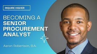 How to Become a Procurement Analyst | What Is Procurement | BSSP feat. Aaron Robertson