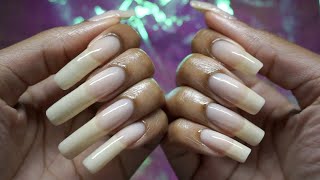 Getting My Longest Nails Yet, Back Together: A Nail Care Routine by Hairitage93 141,877 views 4 years ago 10 minutes, 4 seconds