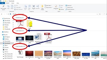 How to Disable File Grouping in Explorer on Windows 10