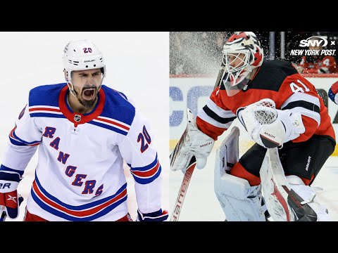 Rangers surprise Devils in Game 1