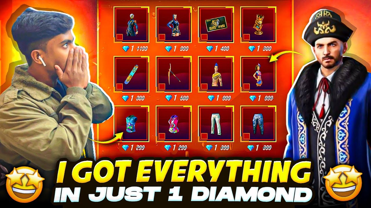How To Get Everything In 1 Diamonds 🤣 New Trick - Garena Free Fire