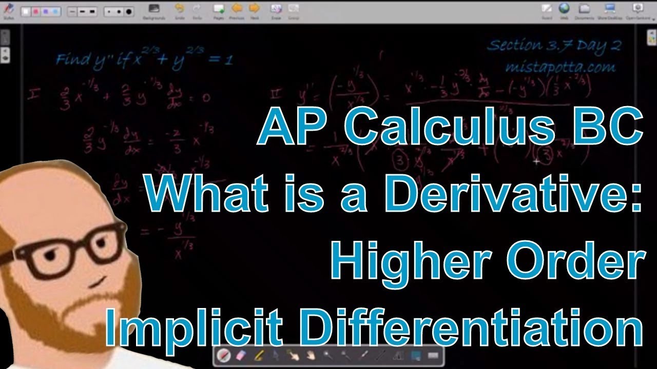 Calculus BC - Higher Order Implicit Differentiation - YouTube