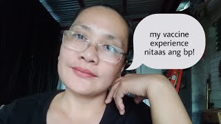 #AMEGAVLOGGER #257 VLOG MY VACCINE EXPERIENCE NITAAS ANG BP