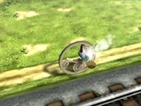 映画「スチームボーイ」の一輪自走車をCGでゲーム風に作ってみた