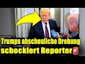 🚨Trump schockt die Medien, als er einen Reporter mit dem Tod bedroht
