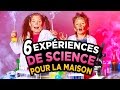 6 experiences de science  faire  la maison