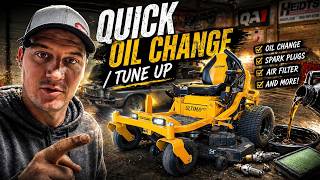 Quick Oil Change / Tune Up  | Cub Cadet ZT1 or ZT2
