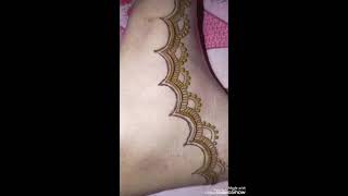 *Anklet-Style Easy Foot Henna* ✨👣#shorts #shortsfeed #henna #mehndi #shortvideo