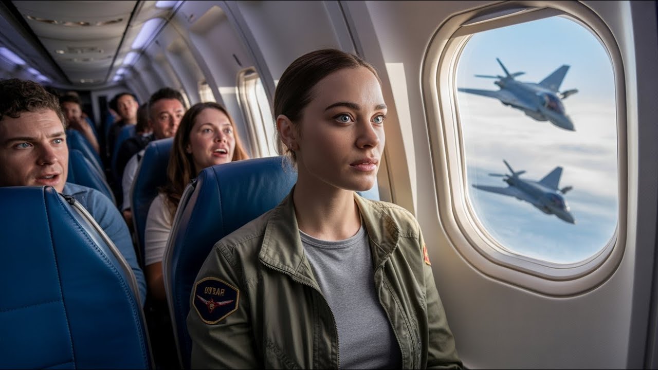 She Was Just Sitting in 12F — Until Her Call Sign Made the F-22 Pilots Snap to Attention