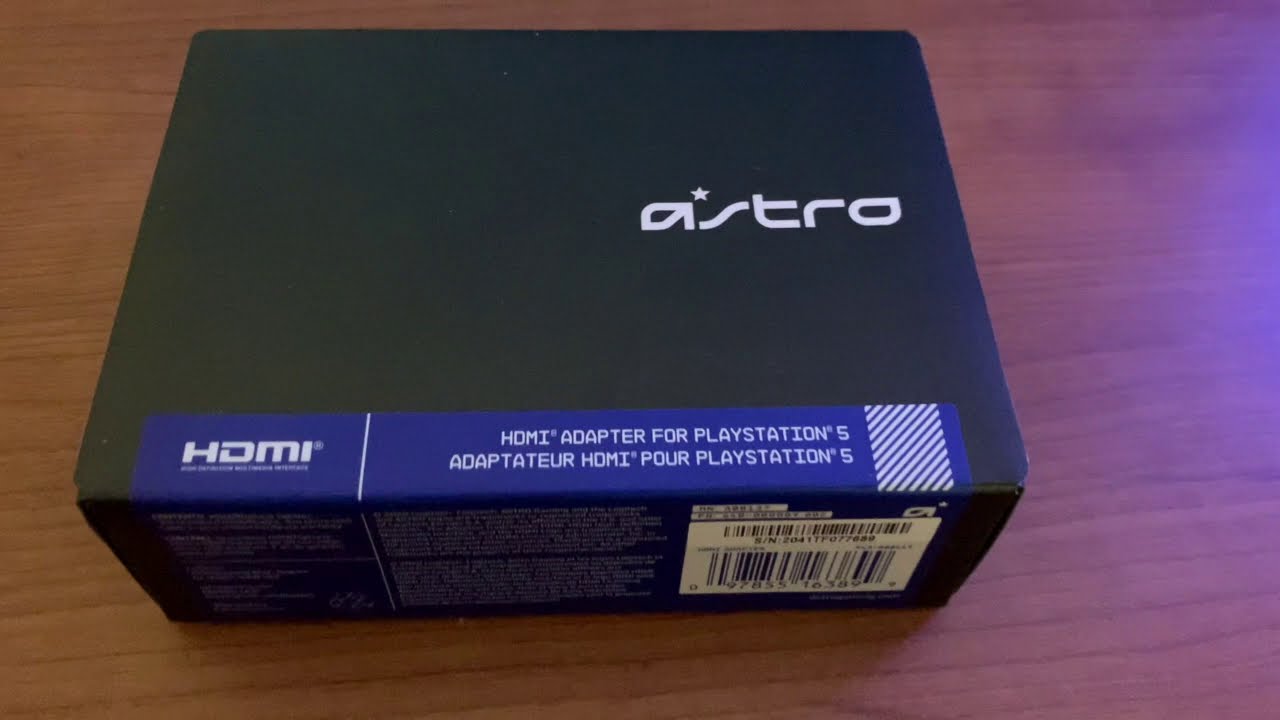 Astro PS5 HDMI Adapter Unboxing - YouTube
