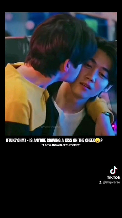 Kisses😘! #flukeohm #flukepusit #ohmtpk #blseries #seriesbl #bl #thaibl #thaiblseries #boyslove #yaoi