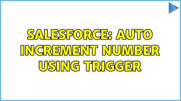 Salesforce: Auto increment number using Trigger