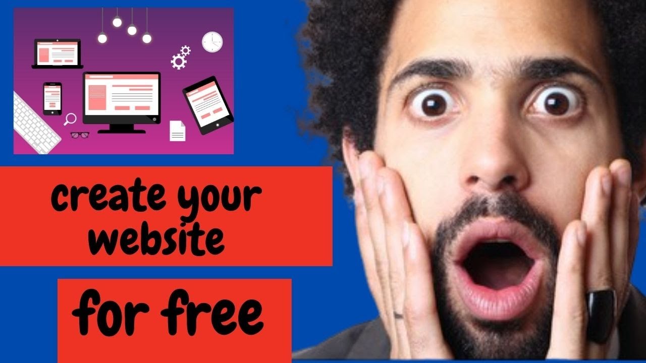 how to make a website for free - YouTube