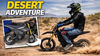 3000W Electric Dirt Bike UNBOXING + Desert TEST! ORYXEARTH @Black66