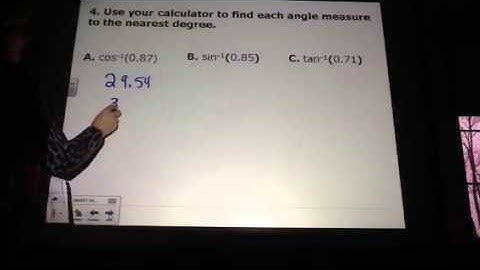 McCrory Geometry 8-3 Solving Right Triangles