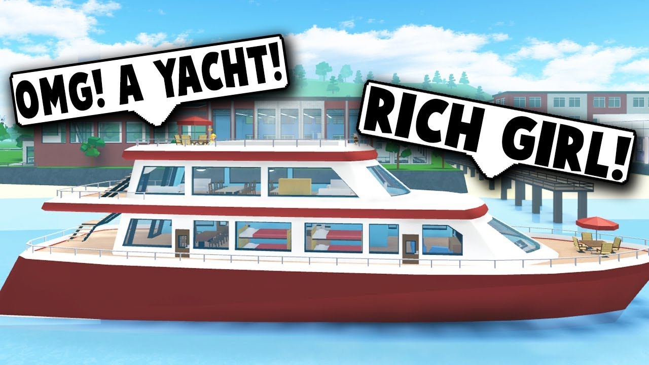 I Bought A Yacht Throwing A Epic Party Robloxian Highschool Roblox Roleplay - girl clothes for robloxian high school roblox