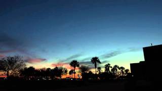 Sunset timelapse - UTRGV Edinburg 2-24-16