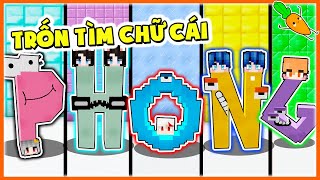 Kamui Và Hero Team Thử Thách TRỐN TÌM CHỮ CÁI "Phong Cận TV" Trong Minecraft