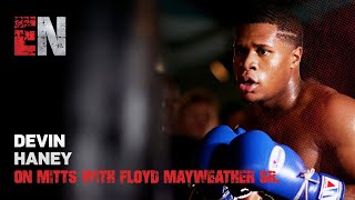 Wow! Devin Haney on mitts with Floyd Mayweather Sr. | EsNews boxing