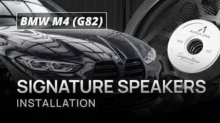 Alpha One Signature Speakers BMW M4 (G82) Installation – High Performance Engine &amp; Audio