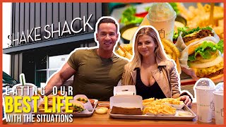 Luxury Fast Food Cheat Day at Shake Shack | EATING OUR BEST LIFE