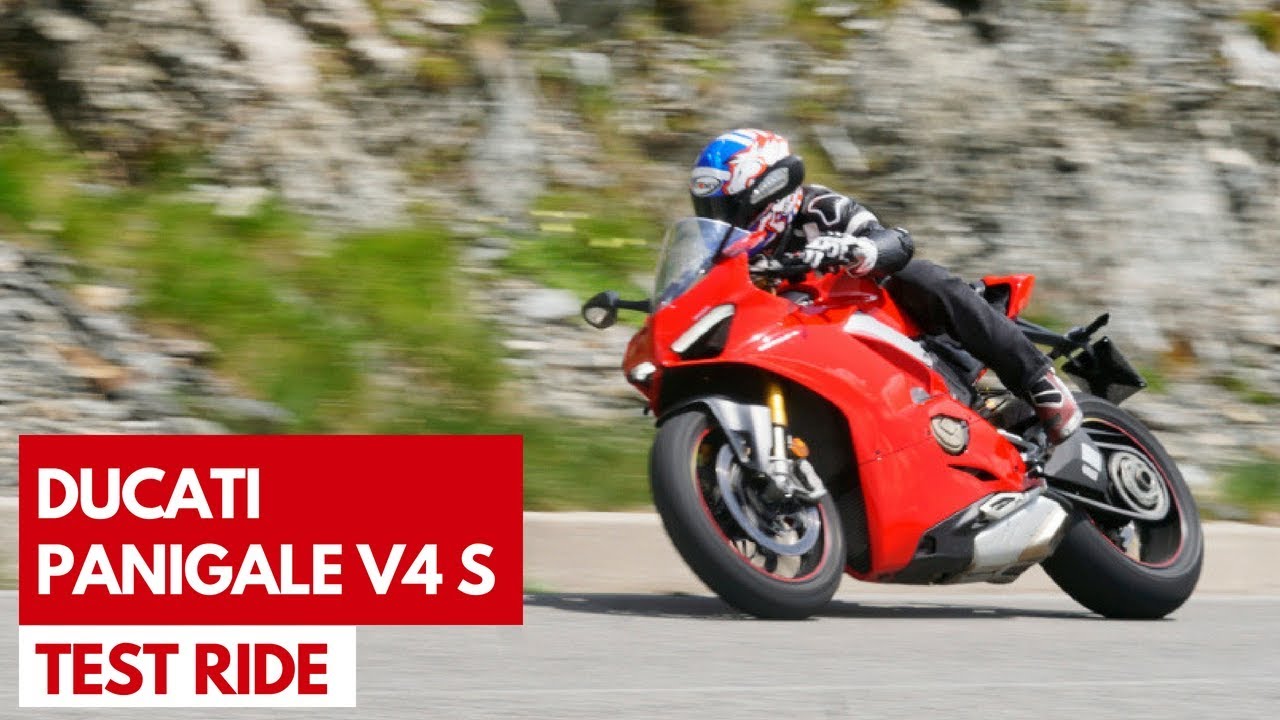 Ducati Panigale V4 S | Test ride della prima sportiva con motore V4 di  Borgo Panigale - YouTube