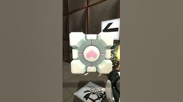 Companion Cube would never do me Wrong | Portal #portal #gaming #portal2