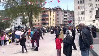 Kastamonu Bozkurt’ta selden sonra Yeni yerinde ilk geleneksel bayram pilavı 23/04/2023