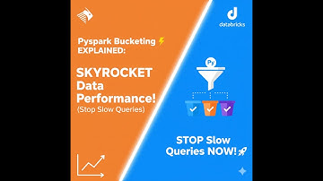 Pyspark Bucketing EXPLAINED: Skyrocket Your Data Performance! (Stop Slow Queries NOW)