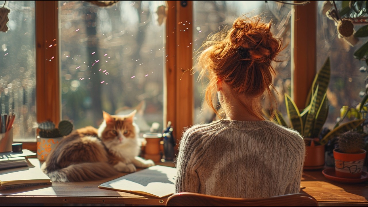 Soft Singing & Midnight Poetry: 4K 1 Hour of Ethereal Lyrics for Deep Relaxation 📜