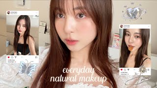 🤍 EVERYDAY NATURAL MAKEUP. secrets to my 40k likes selfies + 2 years of living in korea | Babyjingko