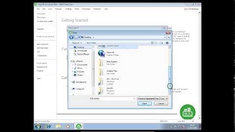 Import till reports into sage