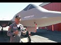 YF-23 PAV2 First Flight and Walk Around by Test Pilot Jim Sandberg