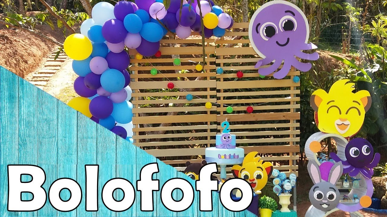 uma boa ideia de decoração com o tema bolofofo. #decorandobolo #bolocr