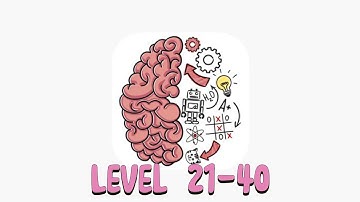 Brain test | Level 21-40 walkthrough solution 