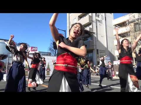 高崎だるま市(20200101_和っしょい)襲雷舞踊団