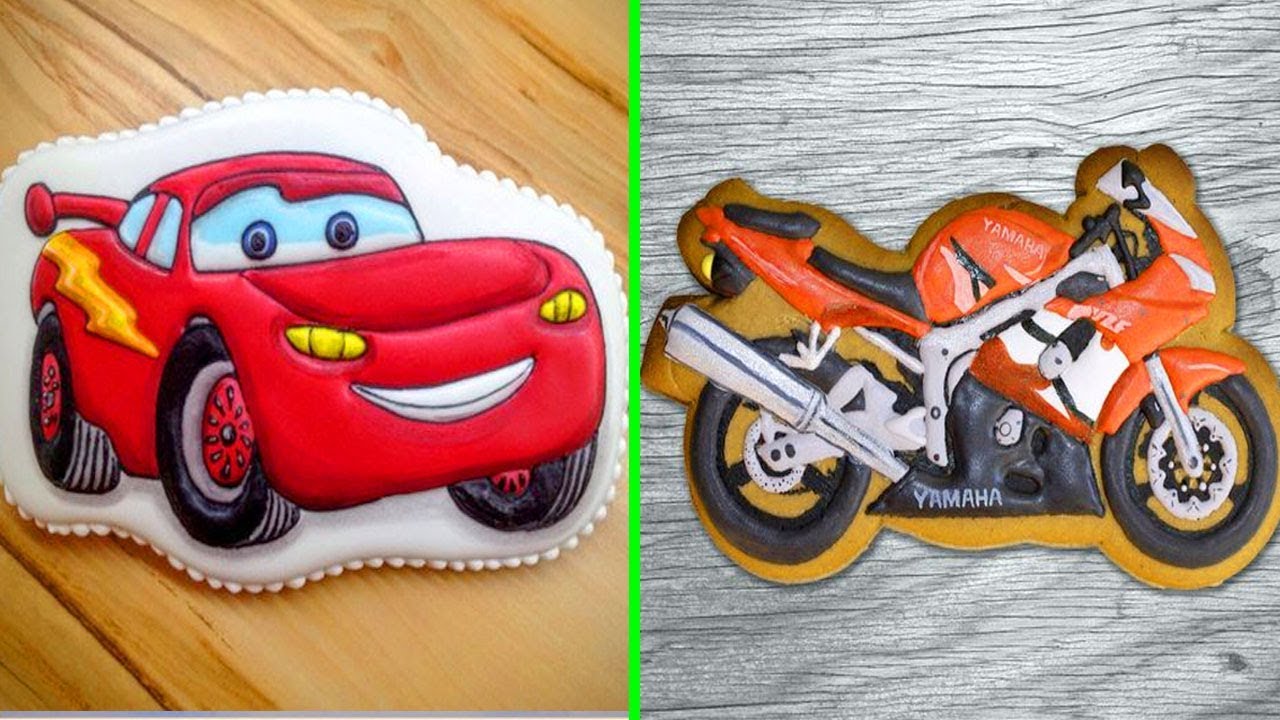 Top 6 Easy Cookies Decorating Ideas With Vehicle - Sugar Cookies