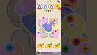 Unscrew Nuts Sort Pin Puzzle Level 19 Gameplay